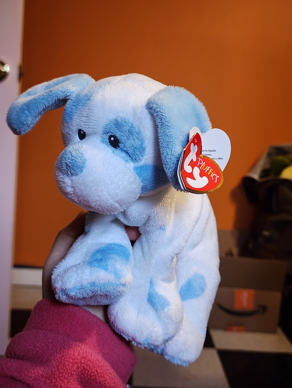 Ty Pluffies Baby Pups Blue